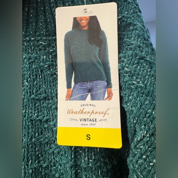 Weatherproof Women's Green Sweater - Picture 3 of 4